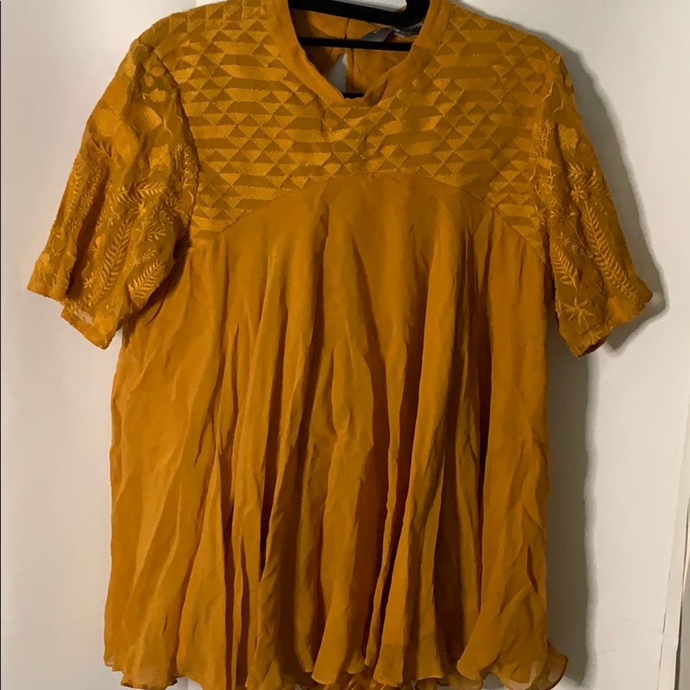 Yellow Tunic Blouse